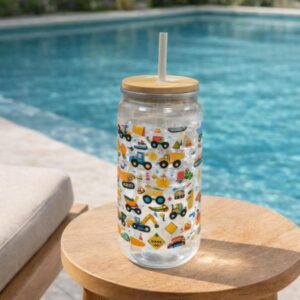 verre canette en plastique