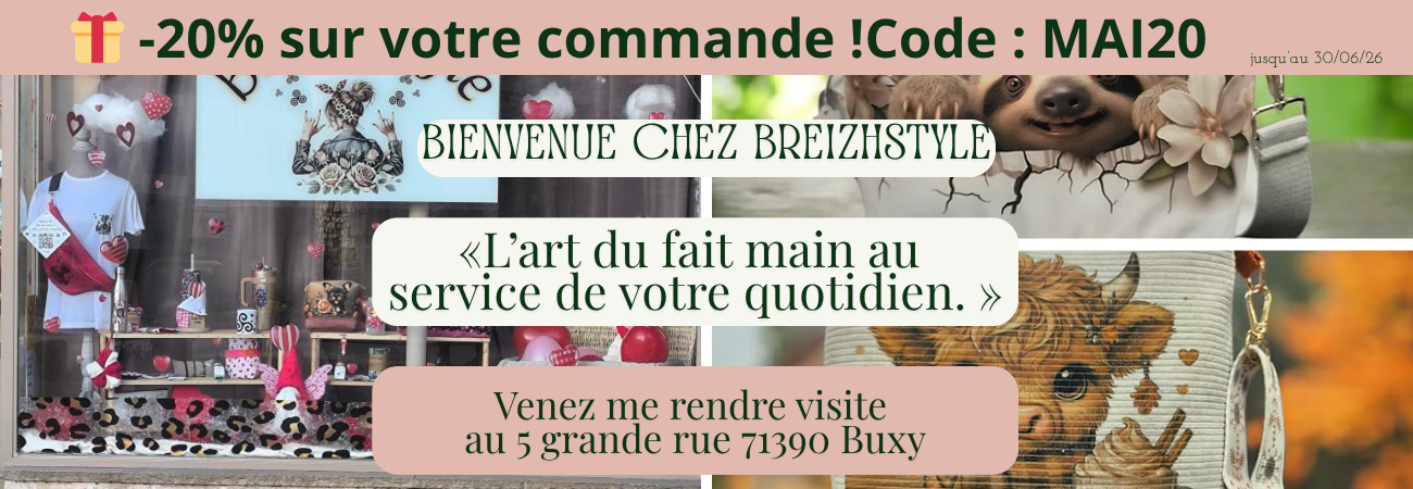 «l’art du fait main au service de votre quotidien. » (1300 x 500 px)